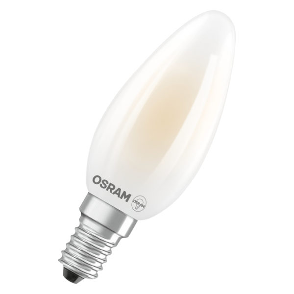 LED Classic B 60 Filament Energy efficiency class A 3.8W 840 Frosted E14