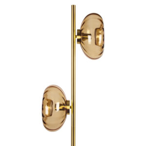 Decor Gold Glass Floor 2xE14 Gold Decor Gold Glass Floor 2xE14 Gold