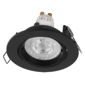 Spot Set Recess Twistlock GU10 Adjustable 2.6W 827 Black Spot Set Recess Twistlock GU10 Adjustable 2.6W 827 Black