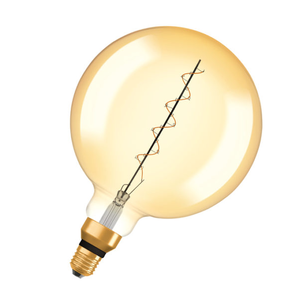 Vintage 1906 Globe 200 33 Filament DIM 4.8W 822 Gold E27 Vintage 1906 Globe 200 33 Filament DIM 4.8W 822 Gold E27