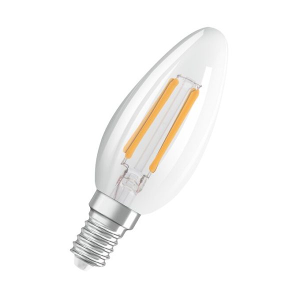 LED Superstar Plus Classic B 40 Filament 4W 827 E14 3step DIM LED Superstar Plus Classic B 40 Filament 4W 827 E14 3step DIM