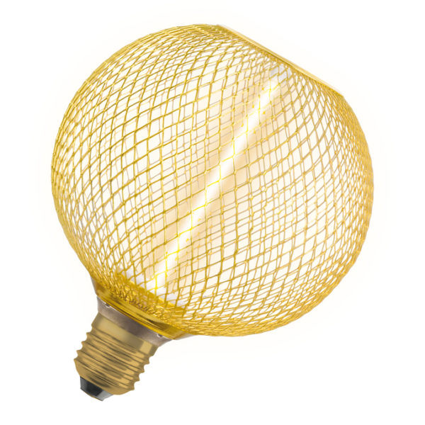 DECOR LED STRAW FILAMENT GLOBE 125 16 GOLD DIM 3.5W 818 E27