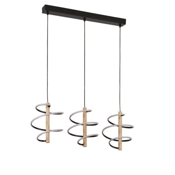 Decor Curly Triple Pendant 39 W 840 DIM Decor Curly Triple Pendant 39 W 840 DIM