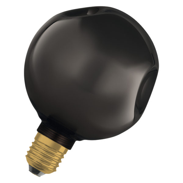 DECOR LED FLAT LAMP 3.5W 827 E27 Non-DIM IN ELECTRO GLASS SMALL BLACK DECOR LED FLAT LAMP 3.5W 827 E27 Non-DIM IN ELECTRO GLASS SMALL BLACK