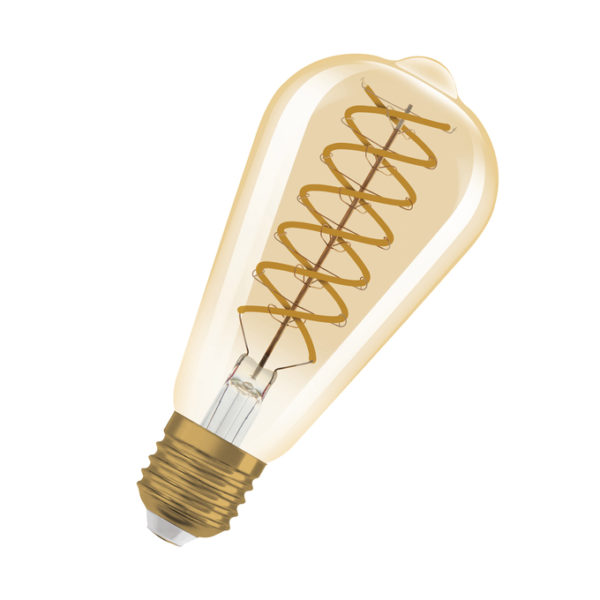 Vintage 1906 Edison 60 Filament DIM 8.8W 824 Gold E27 Vintage 1906 Edison 60 Filament DIM 8.8W 824 Gold E27