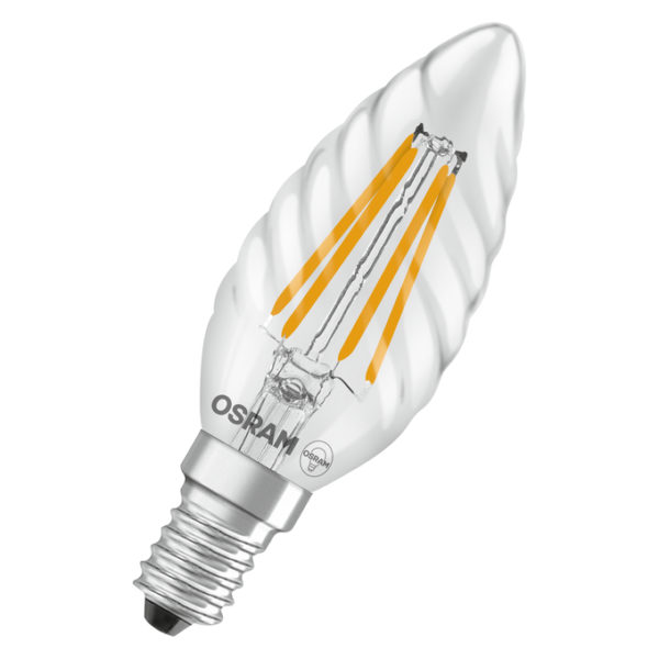 LED Star Classic BW 40 Filament 3.4W 827 Clear E14