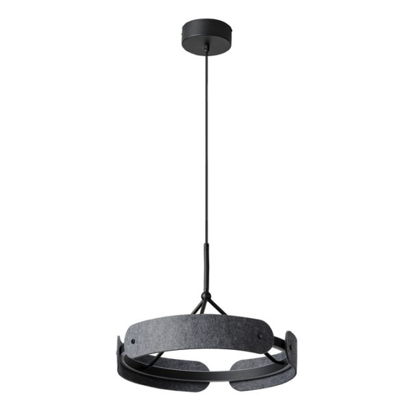 Decor Curve Felt Pendant 33W 830 Dark Grey Decor Curve Felt Pendant 33W 830 Dark Grey