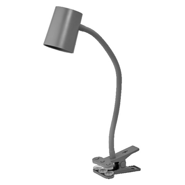 Office Line Desk Trapezium Clip GU10 Grey Office Line Desk Trapezium Clip GU10 Grey
