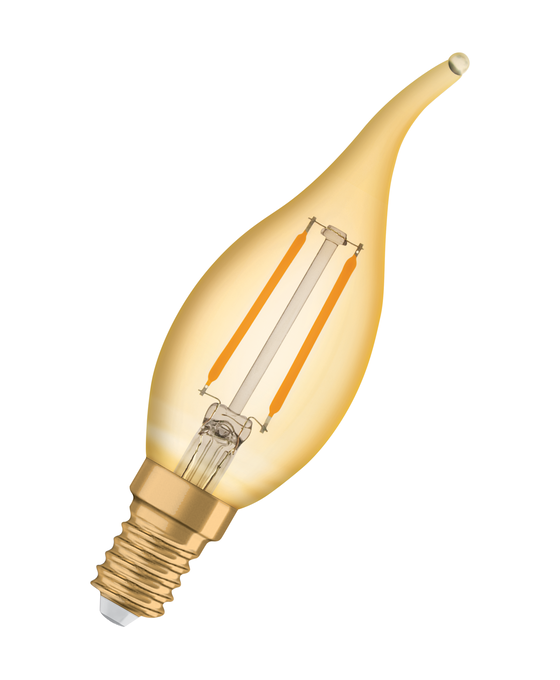 Vintage 1906 Classic BA 12 Filament 1.5W 824 Gold E14 Vintage 1906 Classic BA 12 Filament 1.5W 824 Gold E14