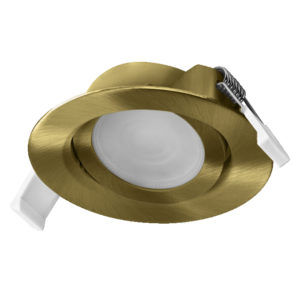 Spot Set Recess CCT Adjustable 4.9W CCT 120° Green Brass