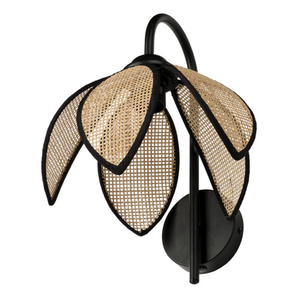 Decor Rattan Lotus Wall E27 Brown Decor Rattan Lotus Wall E27 Brown