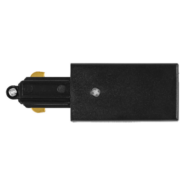 Tracklight Supply Connector Black