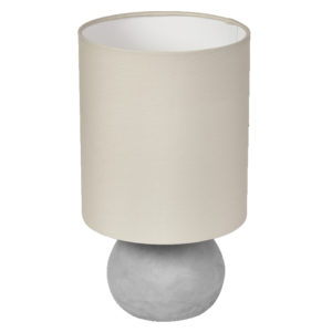Decor Impact Table 1XE27 Beige and Grey Decor Impact Table 1XE27 Beige and Grey