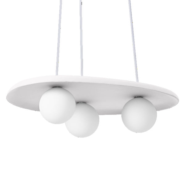 Decor Plaster Nest Pendant 3XG9 White