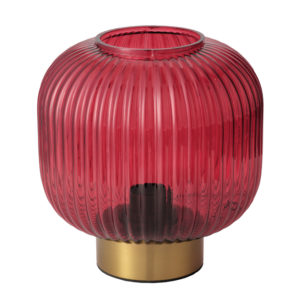 Decor Groovie Table E27 Red Decor Groovie Table E27 Red
