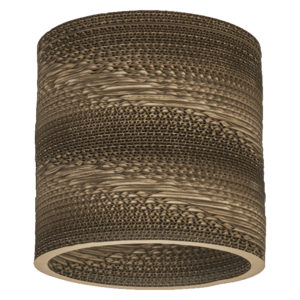 Decor Cardboard Cylinder Ceiling E27 Brown Decor Cardboard Cylinder Ceiling E27 Brown