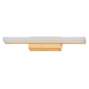 Orbis Mirror 40CM Click CCT DIM IP44 Wood Decor
