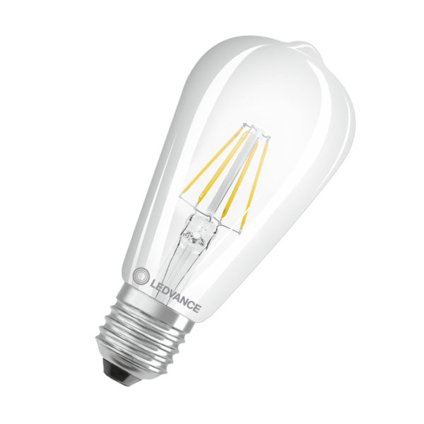 LED Classic Edison 40 Filament P 4W 827 Clear E27 LED Classic Edison 40 Filament P 4W 827 Clear E27