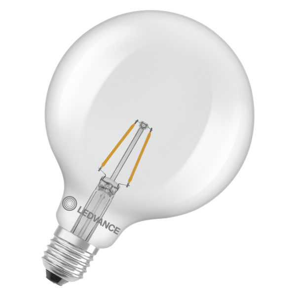 LED Classic Globe 125 25 Filament V 1.8W 827 Clear E27