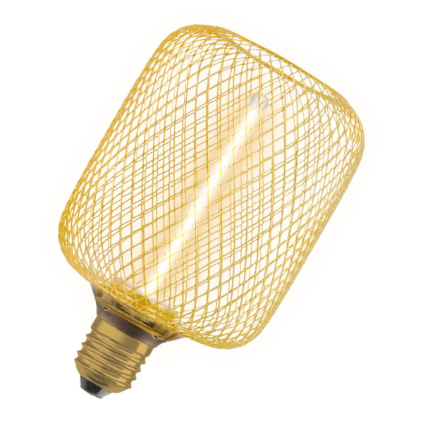 DECOR LED STRAW FILAMENT SQUARE 100 16 GOLD DIM 3.5W 818 E27