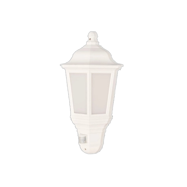 SEMILANTERN E27 S WH IP44, sensor  - уличн. БРА(классик) - LEDV ECOCLASS свет-к