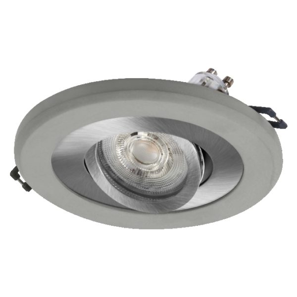 Concrete Spot GU10 Bright 4.5W Satin Nickel Concrete Spot GU10 Bright 4.5W Satin Nickel