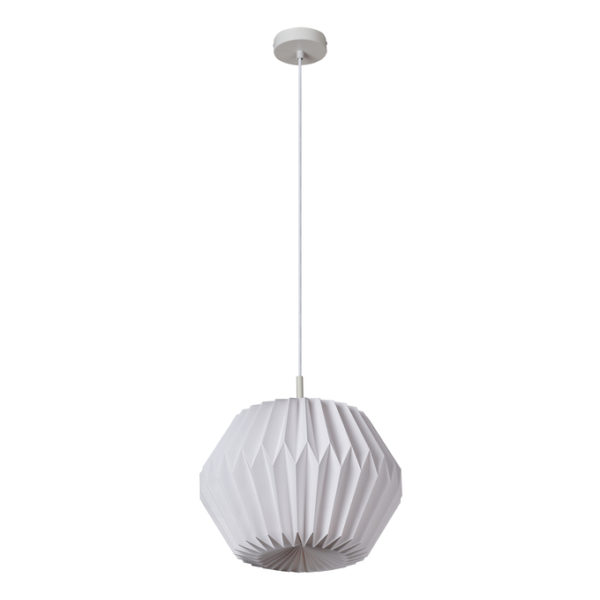 Decor Paper Lantern Gem Pendant E27 White Decor Paper Lantern Gem Pendant E27 White