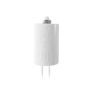 VS 20 мкФ ±10% 250V d40x63 -25C/+85C M8x10 (Пласт. корпус/провода 250мм) - Конденсатор VS 20 мкФ ±10% 250V d40x63 -25C/+85C M8x10 (Пласт. корпус/провода 250мм) - Конденсатор