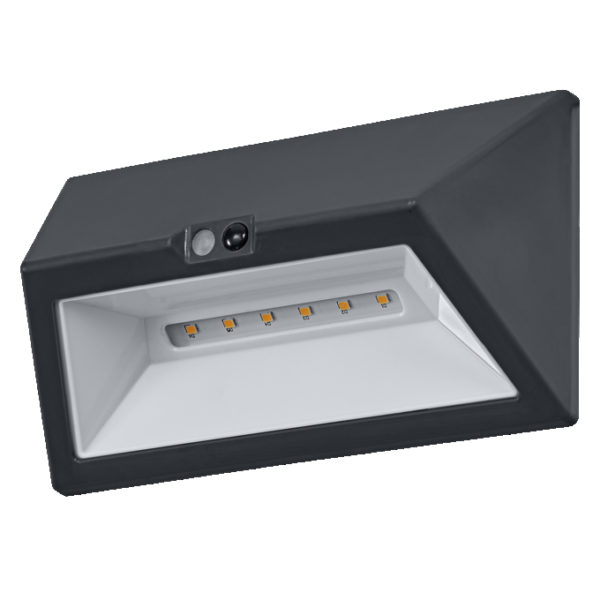 ENDURA® Style USB Wall Step Wide Sensor IP44 Dark Grey ENDURA® Style USB Wall Step Wide Sensor IP44 Dark Grey