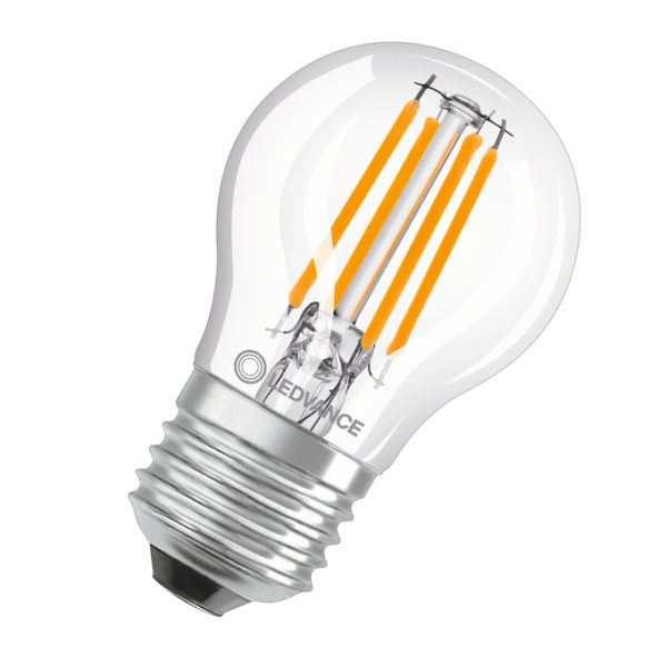 LED Classic P 40 Filament DIM P 3.4W 865 Clear E27 LED Classic P 40 Filament DIM P 3.4W 865 Clear E27
