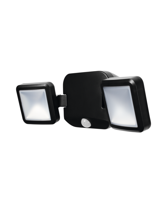 Battery LED Spotlight Sensor 10W 4000K IP54 Black Battery LED Spotlight Sensor 10W 4000K IP54 Black