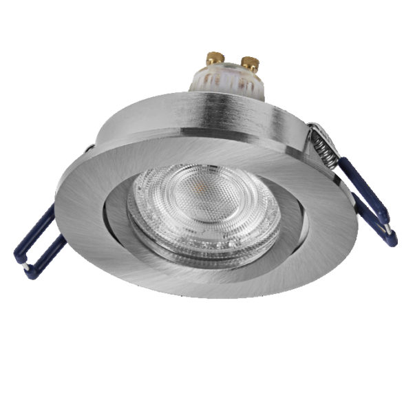 Spot Set Recess GU10 Adjustable Click 4.5W 827 Satin Nickel Spot Set Recess GU10 Adjustable Click 4.5W 827 Satin Nickel