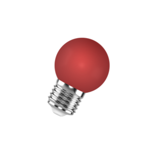 FL-LED DECO-GL45 1W E27    RED      230V  E27 красный (LED шарик) FOTON  -  лампа