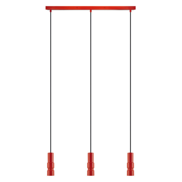Decor Bolty Pendant 3xE27 Red Decor Bolty Pendant 3xE27 Red
