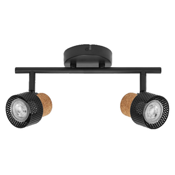 Decor Spot Cork GU10 Black 2x3.4W 927 DIM Decor Spot Cork GU10 Black 2x3.4W 927 DIM