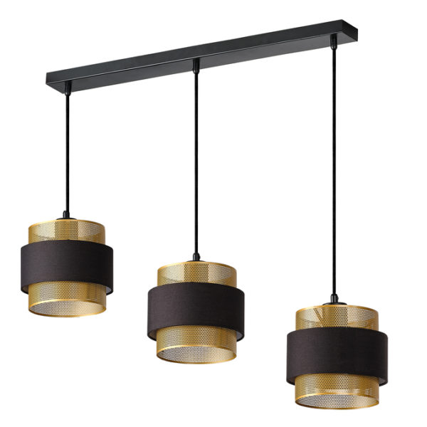 Decor Hornet Pendant Linear 3XE27 Black Decor Hornet Pendant Linear 3XE27 Black