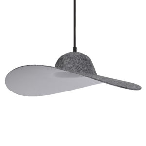 Decor Felt Hat Pendant 1XE27 Dark Grey Decor Felt Hat Pendant 1XE27 Dark Grey