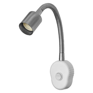 Plug Tube Flex GU10 Satin Nickel EU Plug Plug Tube Flex GU10 Satin Nickel EU Plug