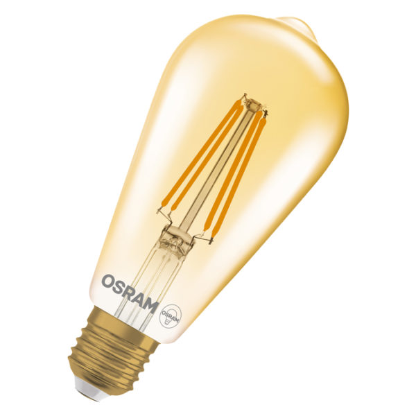 Vintage 1906 Edison 55 Filament DIM 6.5W 824 Gold E27 Vintage 1906 Edison 55 Filament DIM 6.5W 824 Gold E27