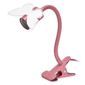 Clip Butterfly E27 Pink EU Plug Clip Butterfly E27 Pink EU Plug