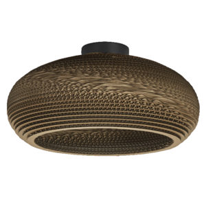 Decor Cardboard Drop Ceiling E27 Brown
