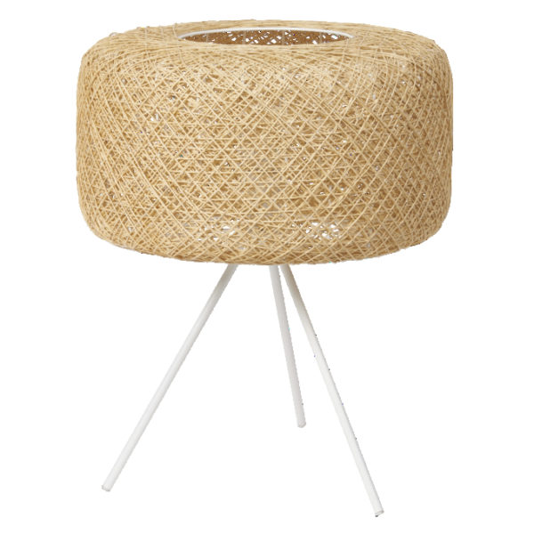 Decor Paper Bale Table 1XE27 Beige Decor Paper Bale Table 1XE27 Beige