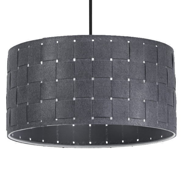 Decor Felt Weaving Pendant 380 mm E27 Dark Gray