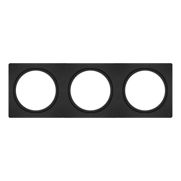 SPOT FRAME 100X300 3X D68 BK