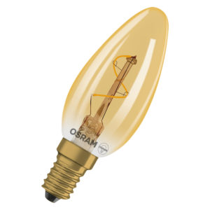 Vintage 1906 Classic B Spiral Filament 1.8W 822 Gold E14 Vintage 1906 Classic B Spiral Filament 1.8W 822 Gold E14