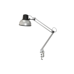 Бета-К НДБ37-60-159 (220В, 60Вт, ЛОН/LED Е27, на струбцине МС) настол., без лампы, серебристый Бета-К НДБ37-60-159 (220В, 60Вт, ЛОН/LED Е27, на струбцине МС) настол., без лампы, серебристый