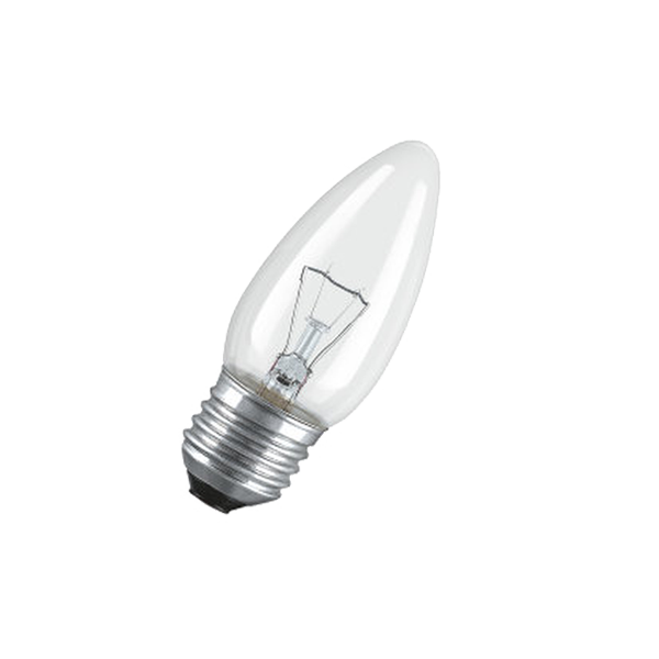 CLASSIC B CL 40W 230V E27 (свеча прозрачная d35x99) - лампа OSRAM CLASSIC B CL 40W 230V E27 (свеча прозрачная d35x99) - лампа OSRAM