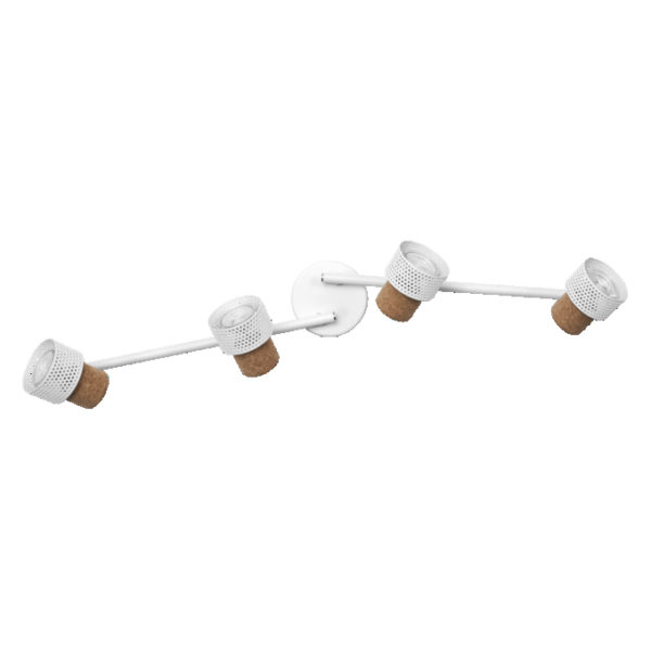 Decor Spot Cork GU10 White 4x3.4W 927 DIM Decor Spot Cork GU10 White 4x3.4W 927 DIM