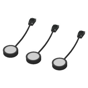 Undercabinet Spot Puck 65mm 3 x 3W 830 Black