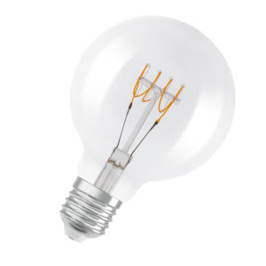 Vintage 1906 Globe 95 40 Filament DIM 4.8W 827 Clear E27 Vintage 1906 Globe 95 40 Filament DIM 4.8W 827 Clear E27